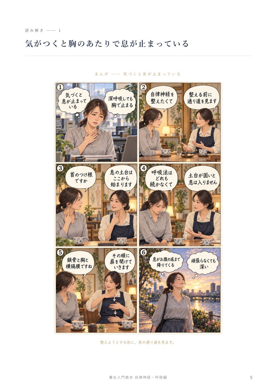読み解きの入口のまんが